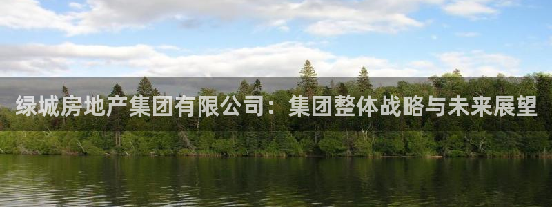 新宝5注册平台：绿城房地产集团有限公司：集团整体战略与未来展