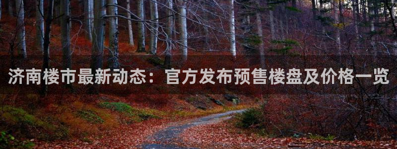 新宝5平台注册资金：济南楼市最新动态：官方发布预售楼盘及价格