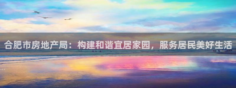 新宝5下载到桌面：合肥市房地产局：构建和谐宜居家园，服务居民