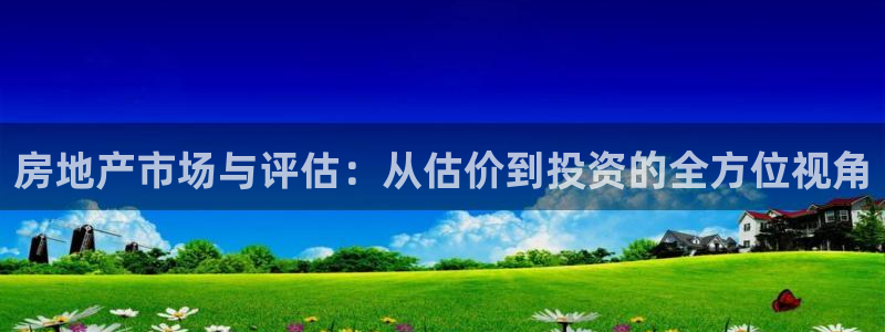 新宝5娱乐登陆：房地产市场与评估：从估价到投资的全方位视角