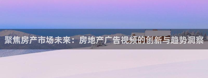 新宝5吕74OOO5：聚焦房产市场未来：房地产广告视频的创新