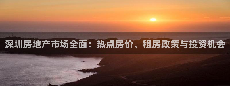 新宝5注册登录：深圳房地产市场全面：热点房价、租房政策与投资
