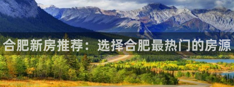 新宝5下载：合肥新房推荐：选择合肥最热门的房源