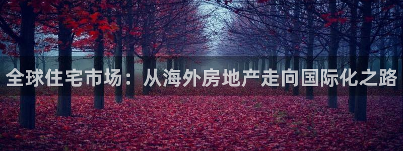 新宝5日740005蔻：全球住宅市场：从海外房地产走向国际化