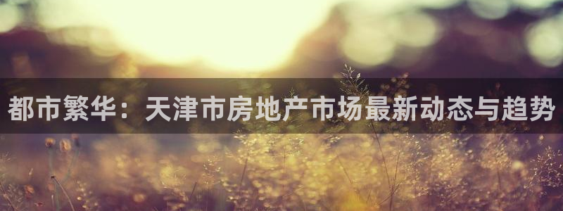 新宝5 代理：都市繁华：天津市房地产市场最新动态与趋势