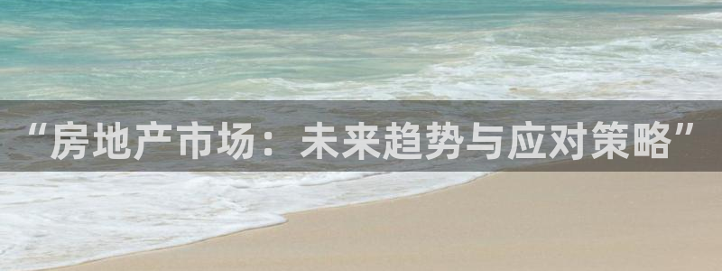新宝5注册：“房地产市场：未来趋势与应对策略”