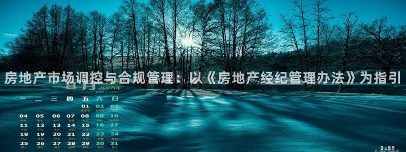 新宝5测：房地产市场调控与合规管理：以《房地产经纪管理办法》