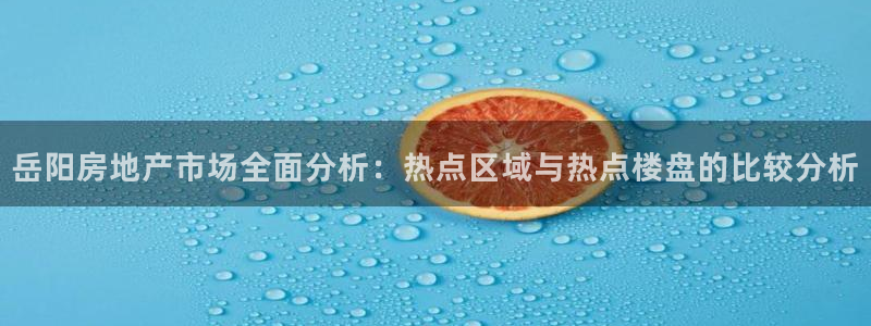 新宝5唯一：岳阳房地产市场全面分析：热点区域与热点楼盘的比较