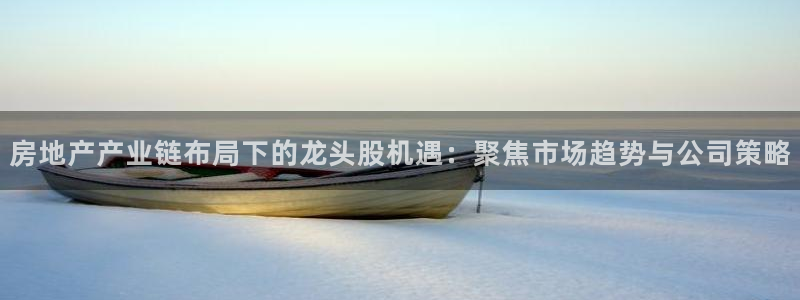 新宝5注册霸：房地产产业链布局下的龙头股机遇：聚焦市场趋势与